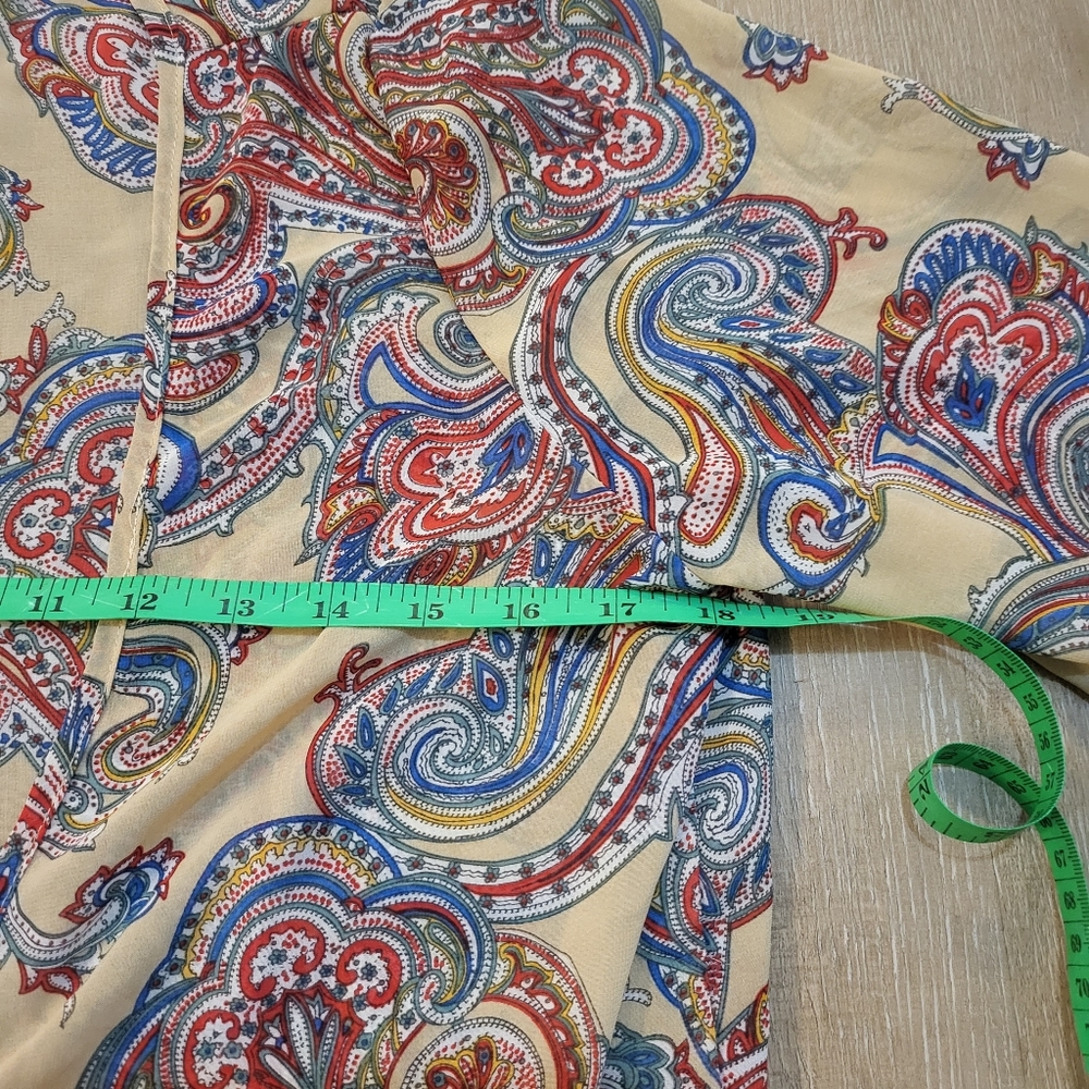 Cotton Candy Paisley Kimono Size Small - Picture 5 of 7